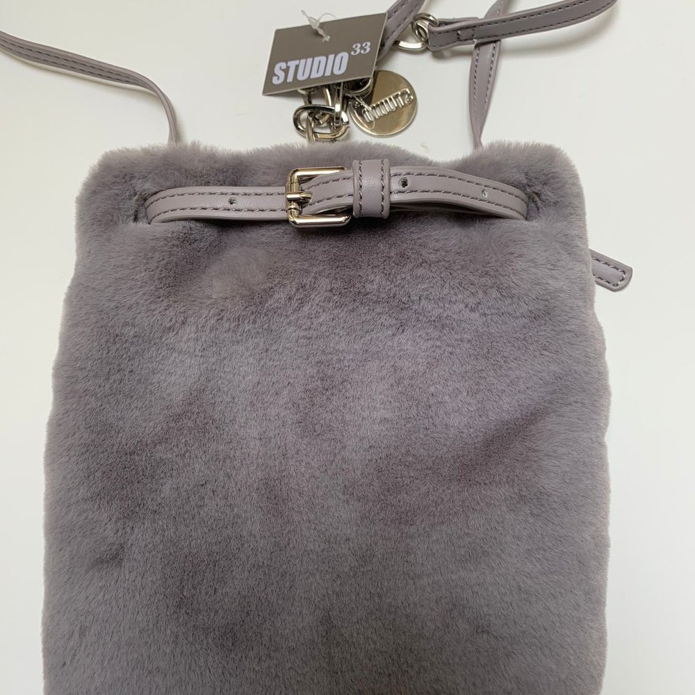NWT Studio 33 Faux Fur Crossbody Bag